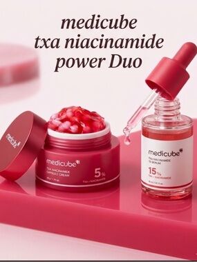 Medicube TXA Niacinamide Power Duo - Serum & Capsule Cream